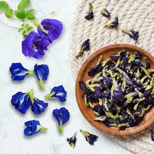 Blue Pea Flower