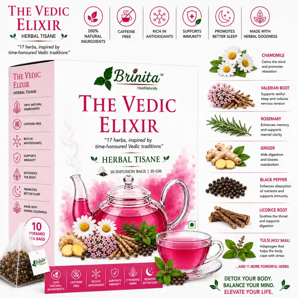 The Vedic Elixir Tea Bags| Help Immunity and Seasonal Wellness, Antioxidant