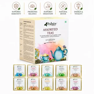 Assorted Tea Bags Sampler | 10 variants, 10 counts