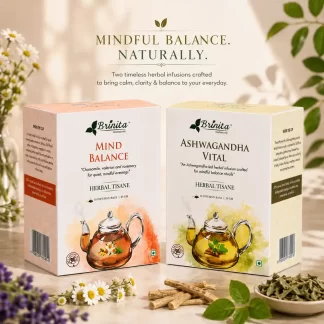 Calm & Balance Wellness Herbal Tea Combo | Help Relaxation, Stress, Digestion