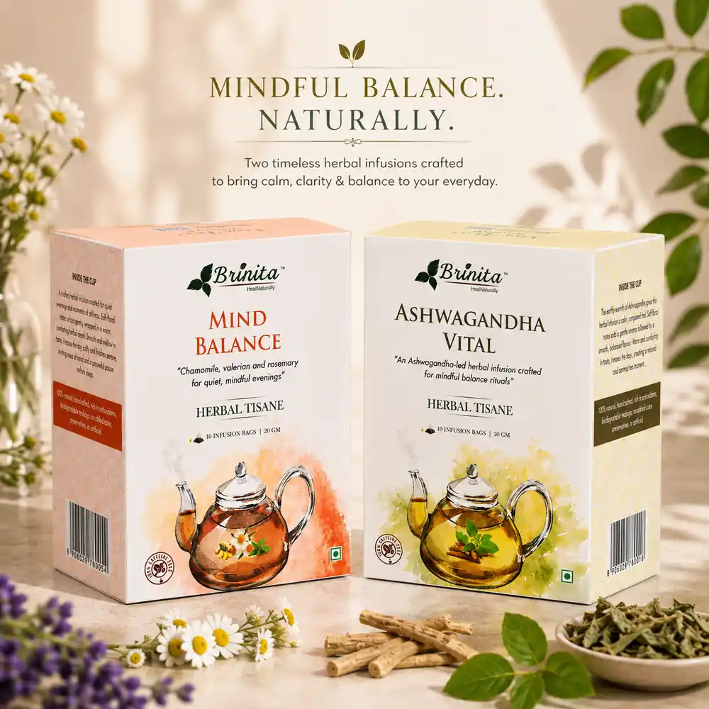 Calm & Balance Wellness Herbal Tea Combo | Help Relaxation, Stress, Digestion