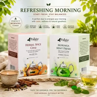 Herbal Wellness Tea Combo – 2 Boxes | Rich & Aromatic Supports Digestion Refreshing & Comforting