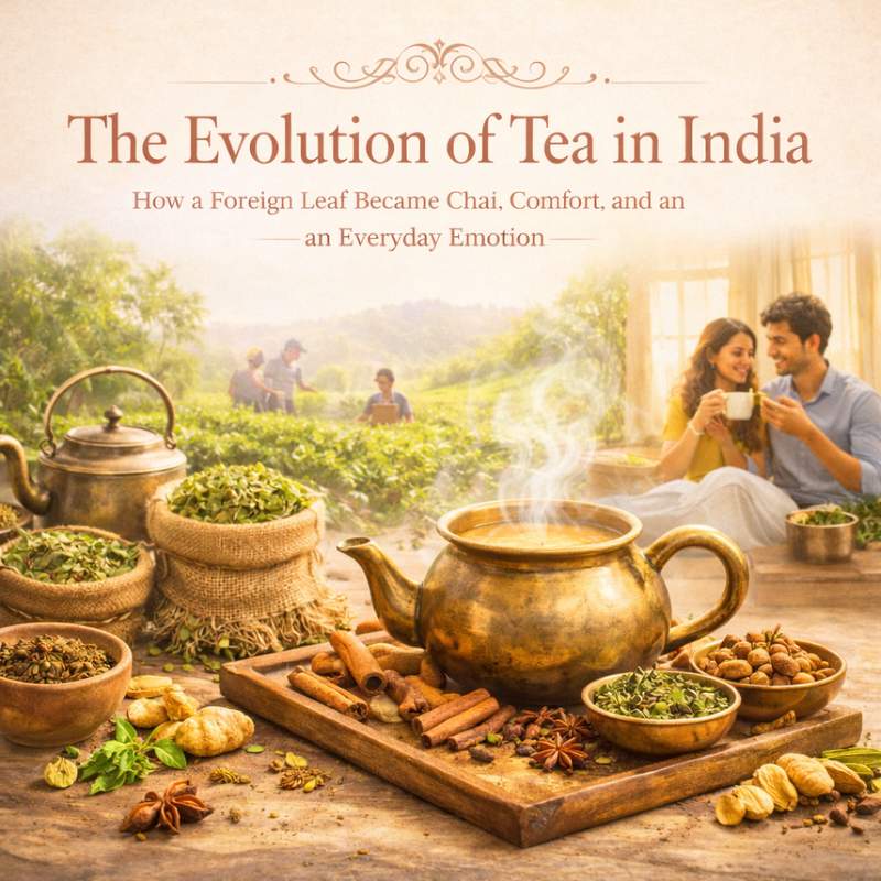 The evolution of tea in India from tea plantations to chai as an everyday cultural ritual.